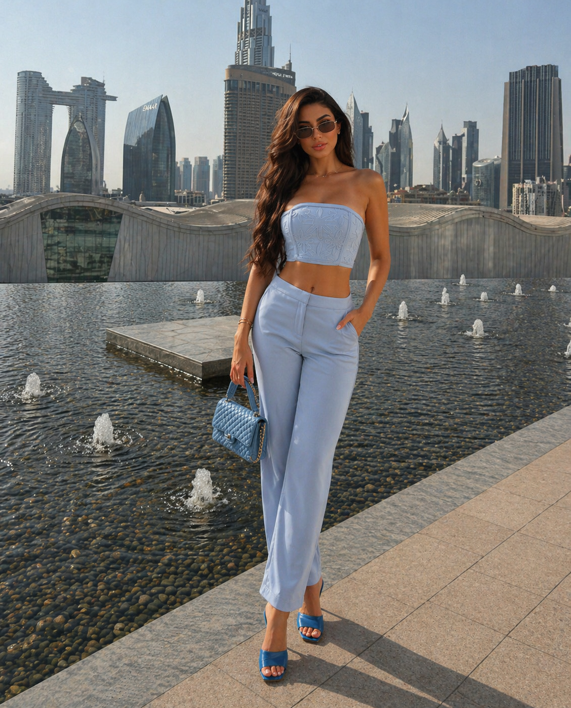 Dasiy is All Yours Pant Set Blue