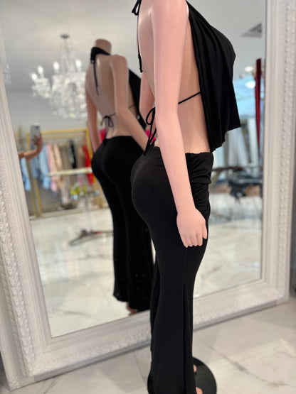 Let Me Get a Taste Pant Set Black