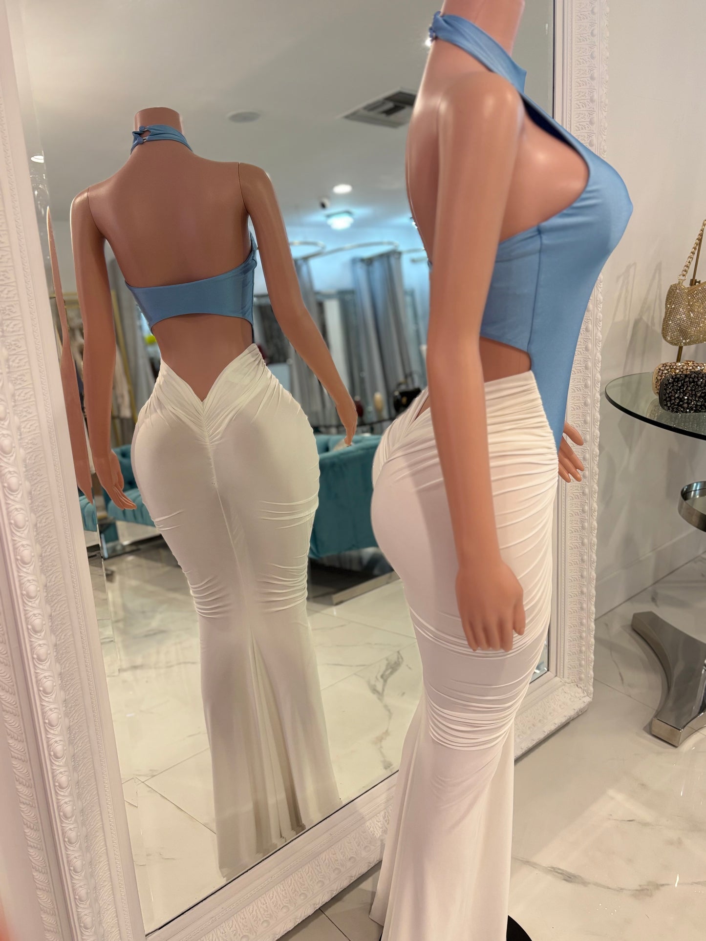 Noir Beauty Maxi Dress Blue