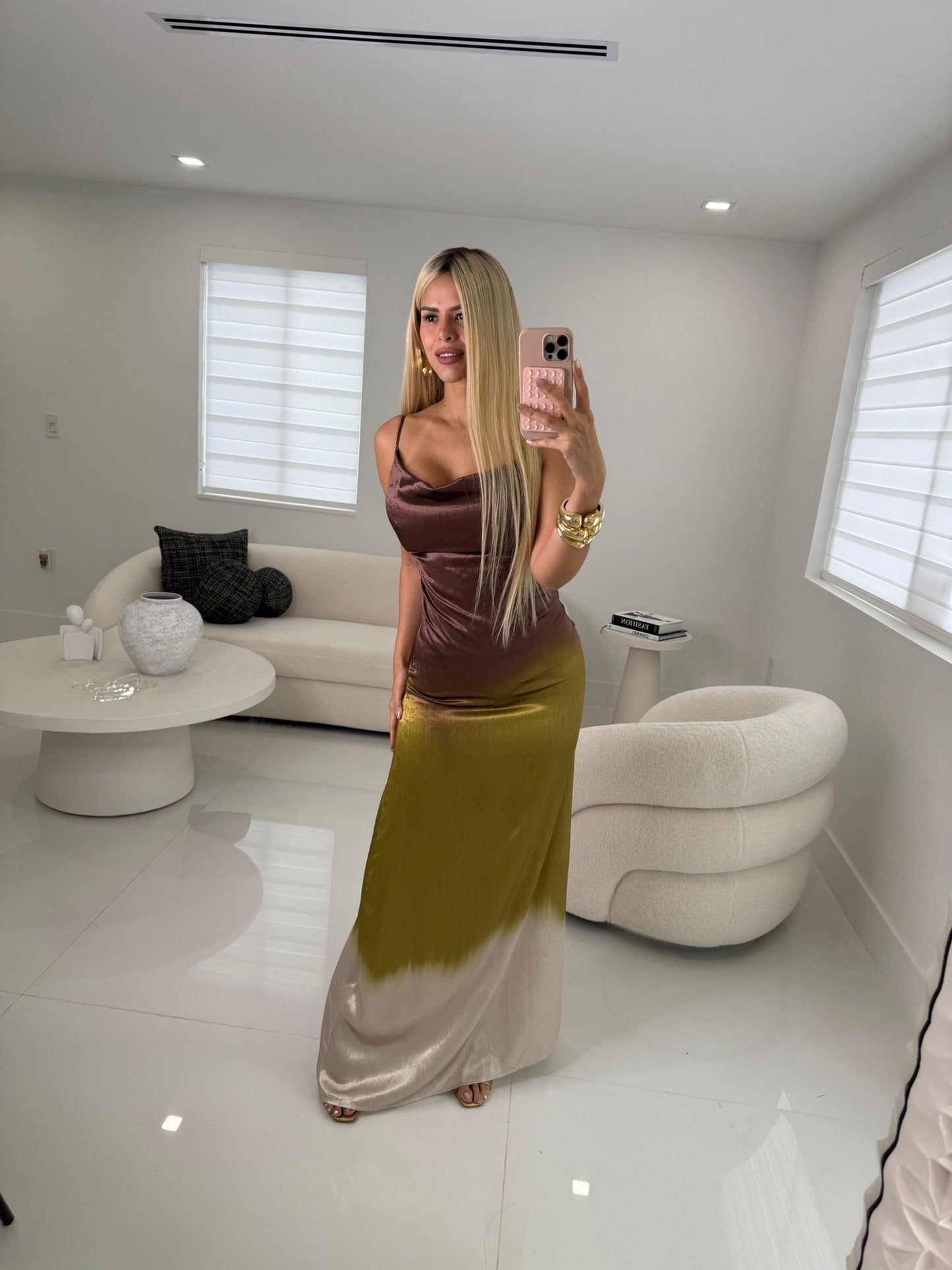 What a Day Maxi Dress Green