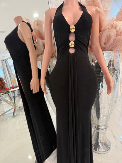 Deadly Love Maxi Dress Black