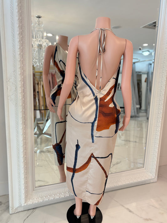 Don't Worry About the Mess Maxi Dress Beige ￼