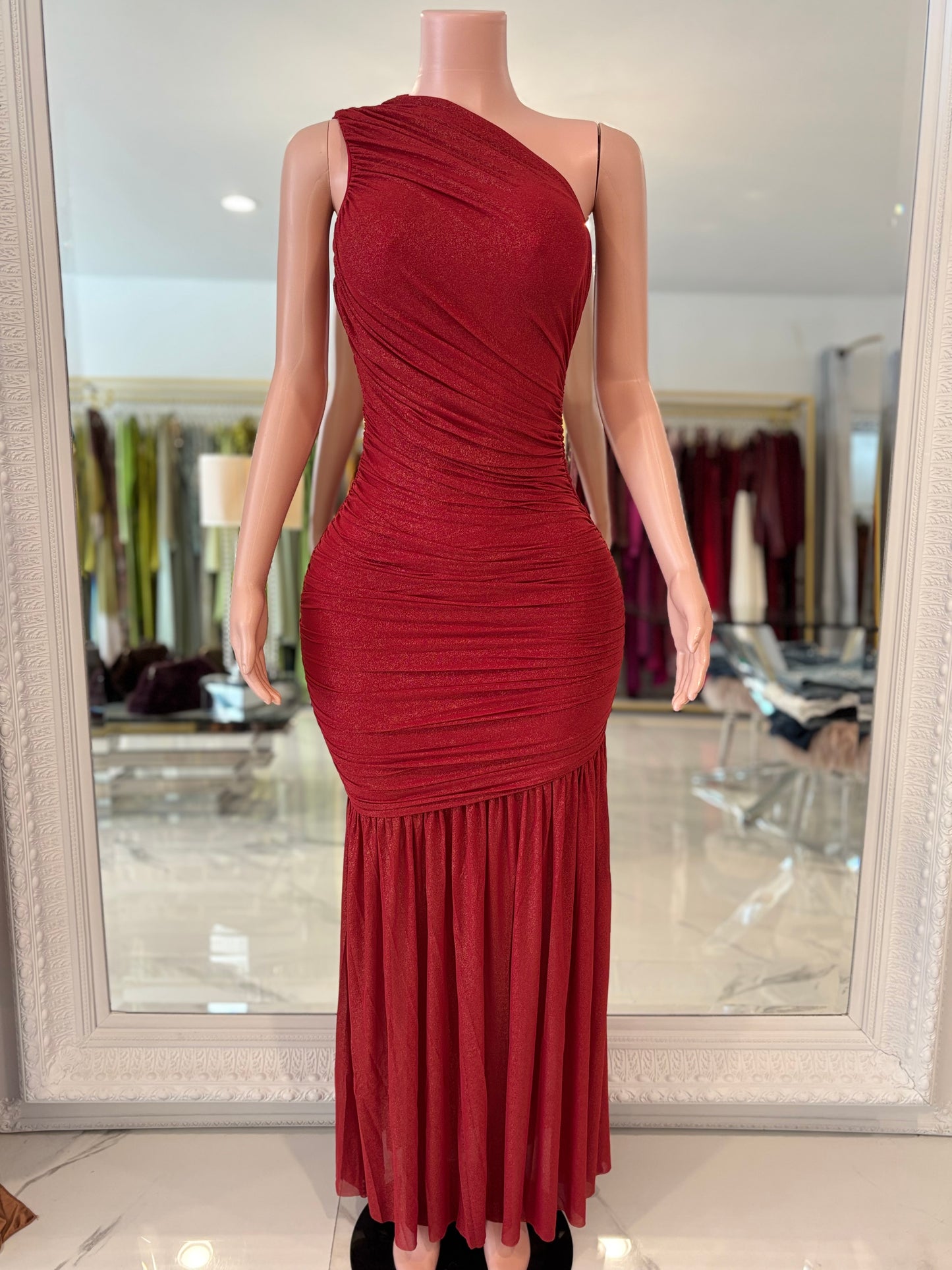 Don’t I Just Stand Out Maxi Dress Red