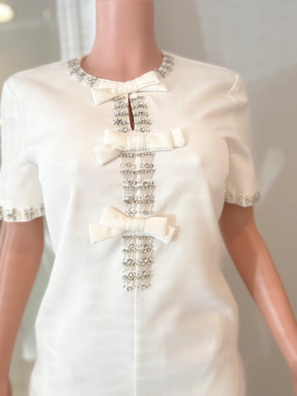 White Party Mini Dress