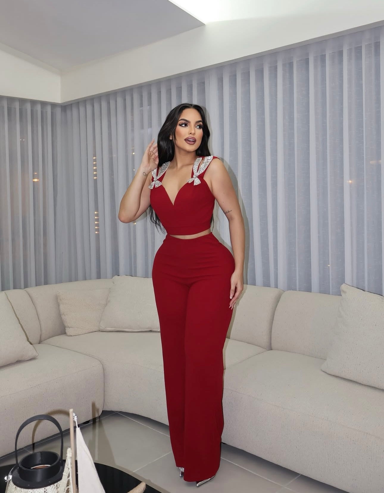 Lazos en tendencias Pants Set