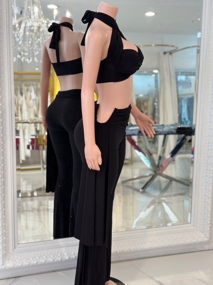 Sapphire Muse Pant Set Black