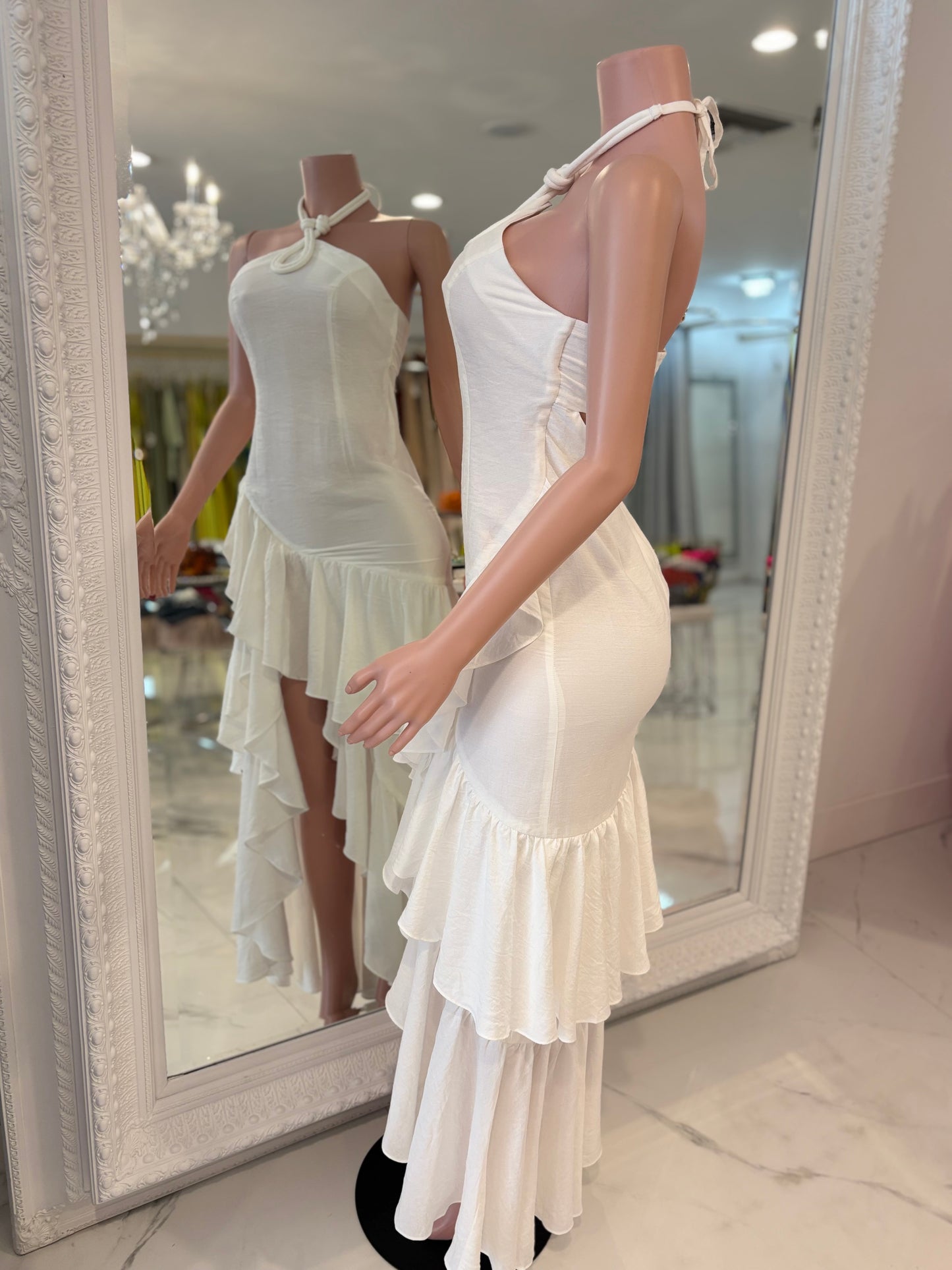 The Goddess in Me Maxi Dress White