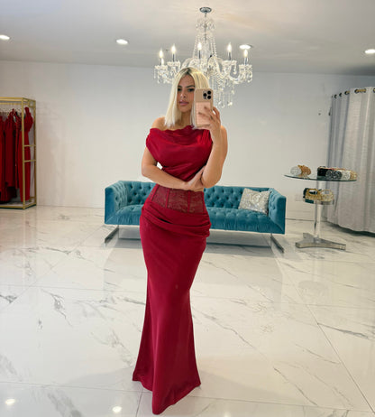 Allow Me to Lead The Way Skirt Set Red