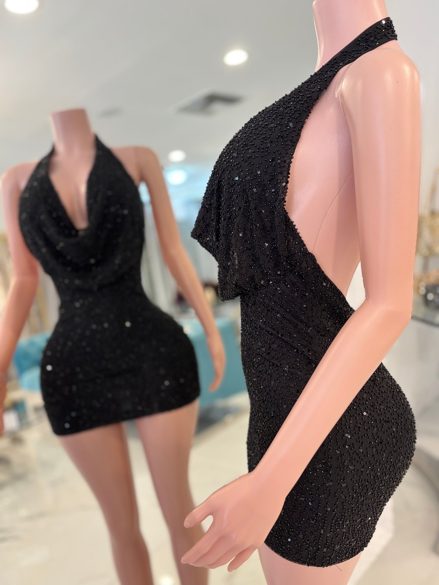 Be My Darling Mini Dress Black