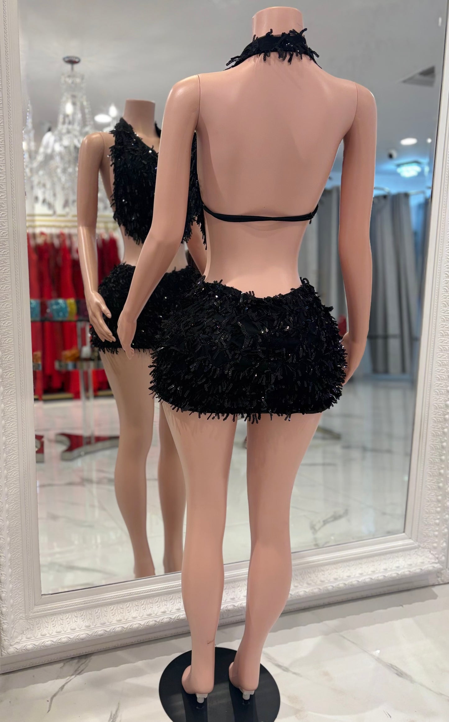 Honey Skirt Set Black