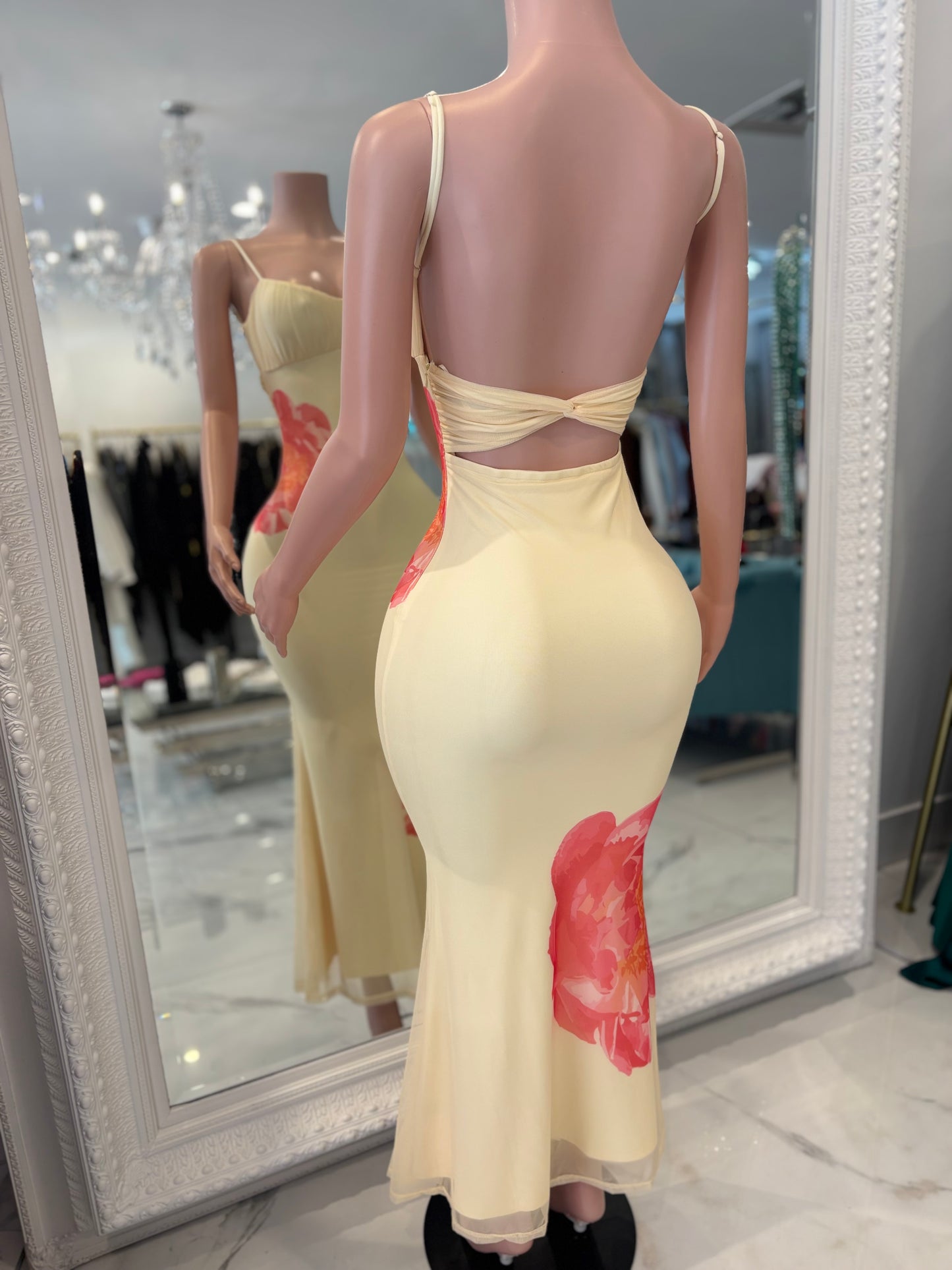 Summer is Coming Soon Maxi Dress Yellow