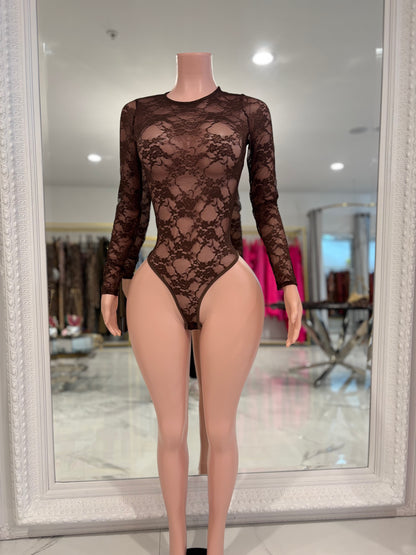 Can You See Me Bodysuit Black