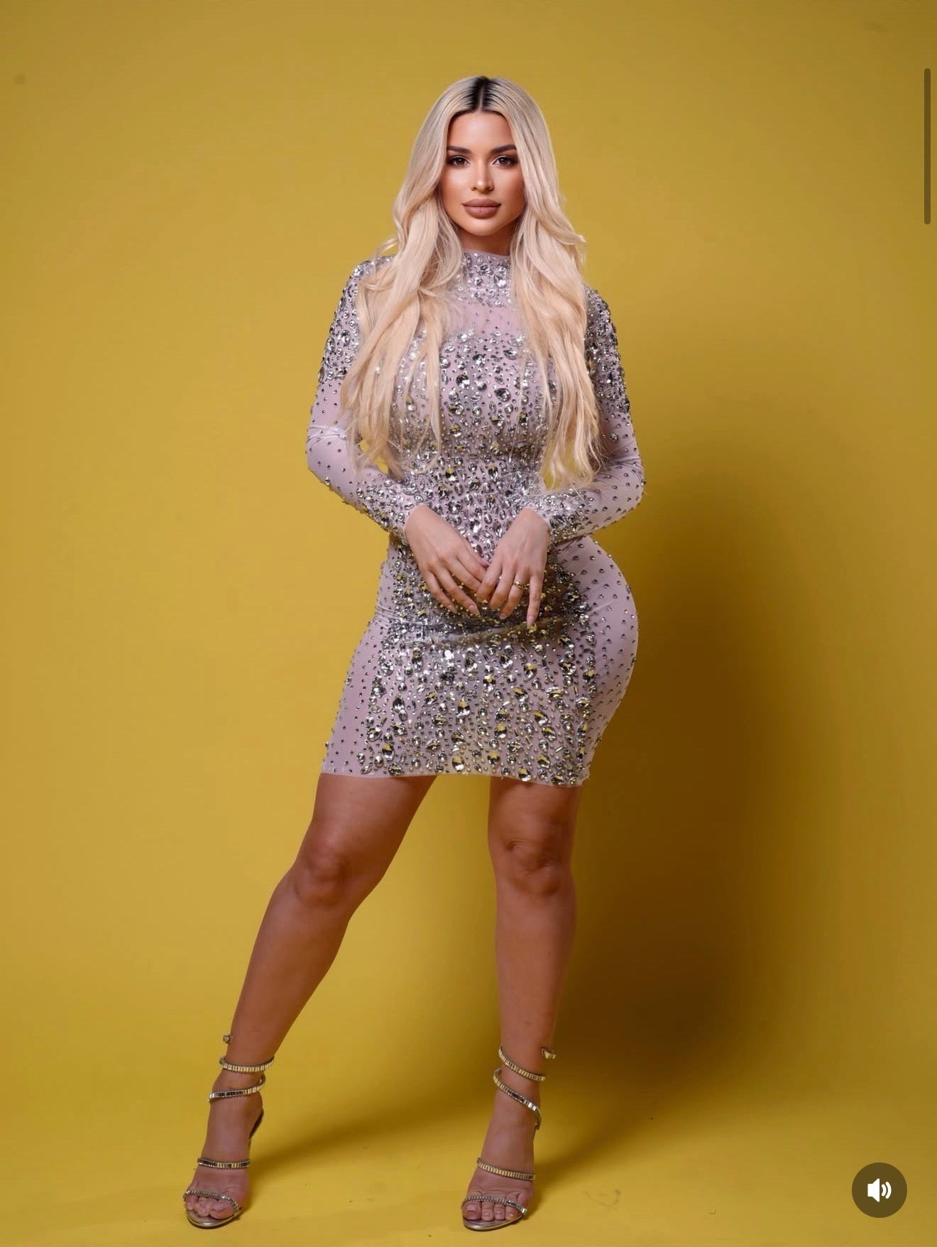 Glamour Midi dress White