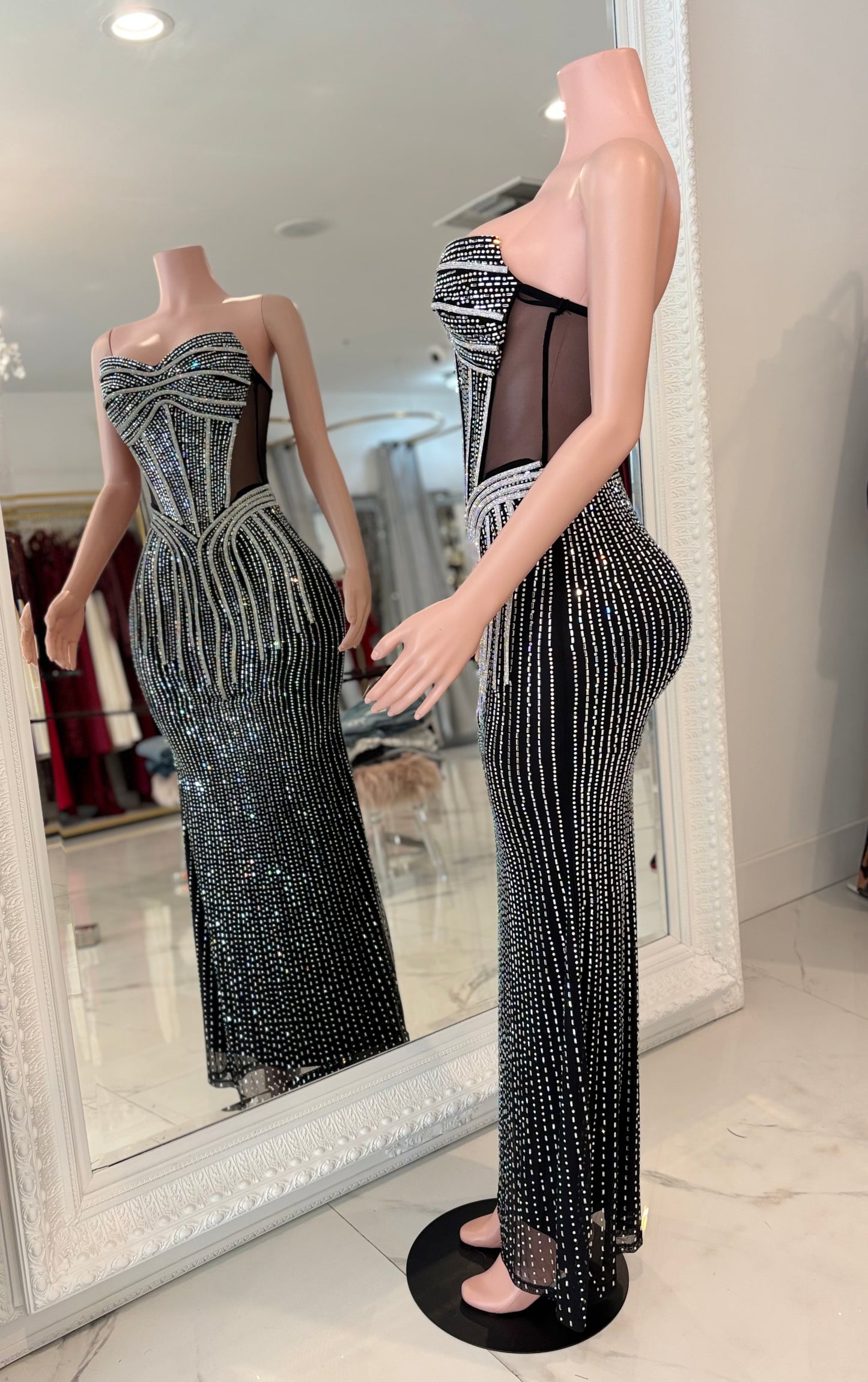 The Queen Of The Ball Maxi Dress Black