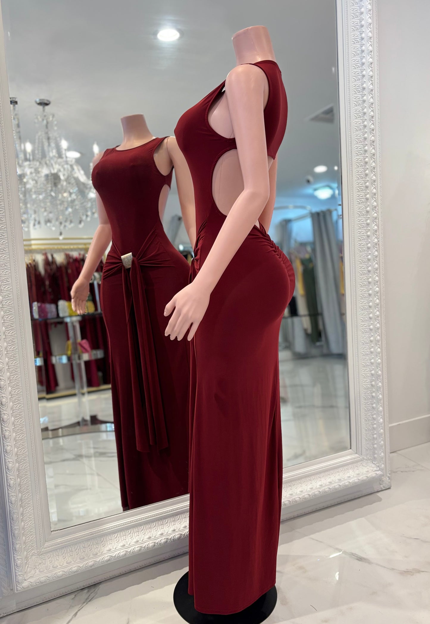 I´ll be the Very Best Maxi Dress Rojo Vino