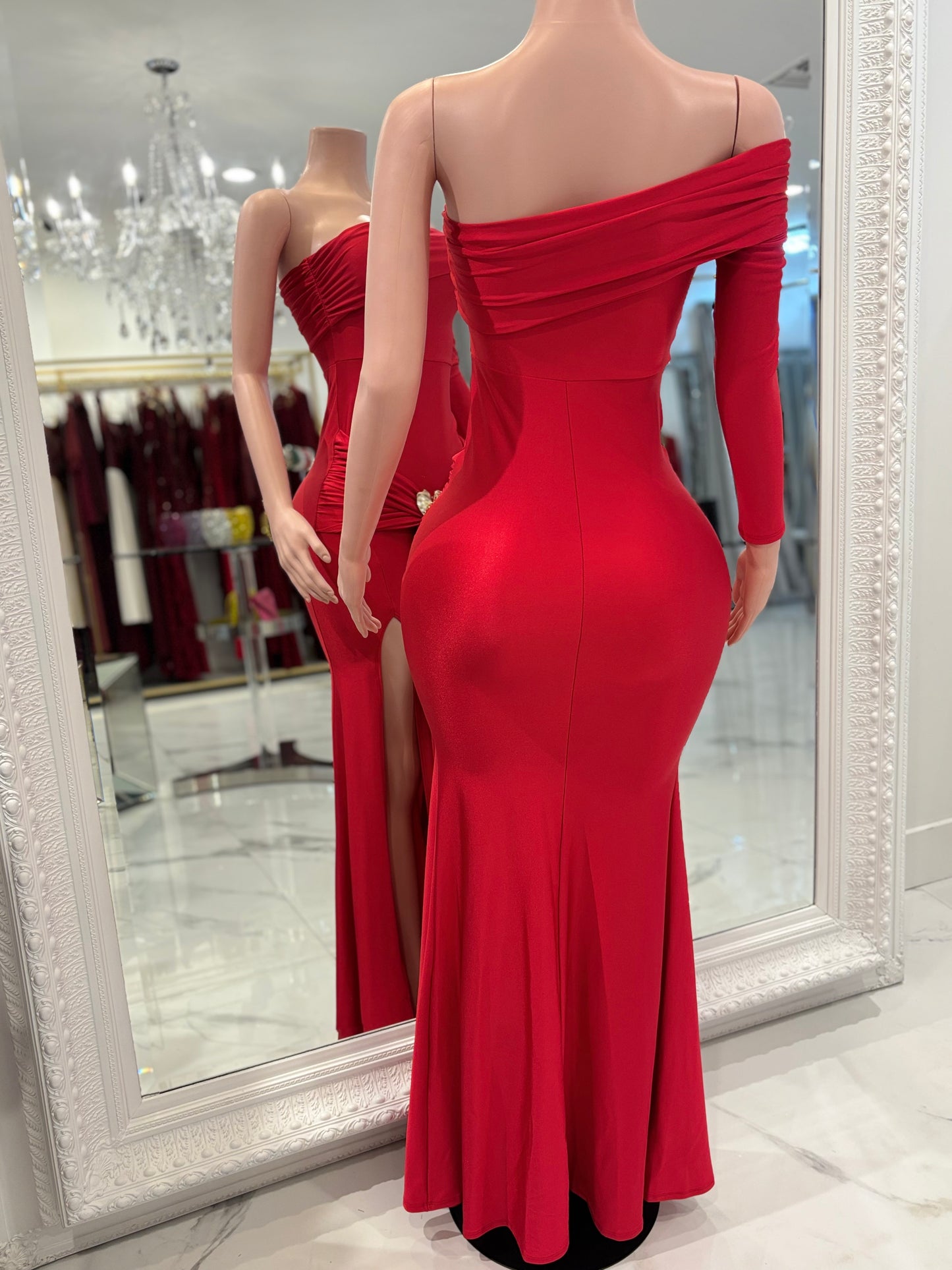 My Heart is Yours Maxi Dress Red