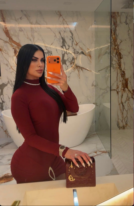 Gorgeous Girl Mini Dress Red