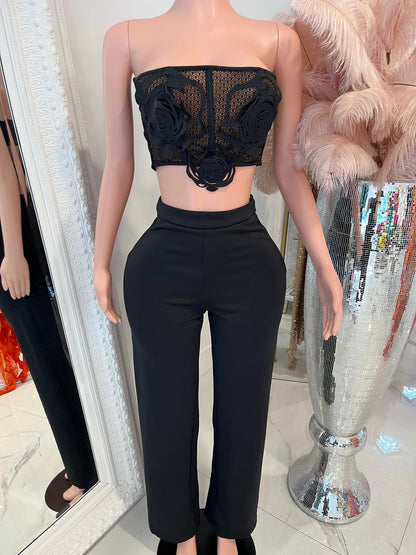 Dazzling Entrance Pants Set