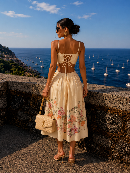 Sun and Stunning Midi Dress Yellow