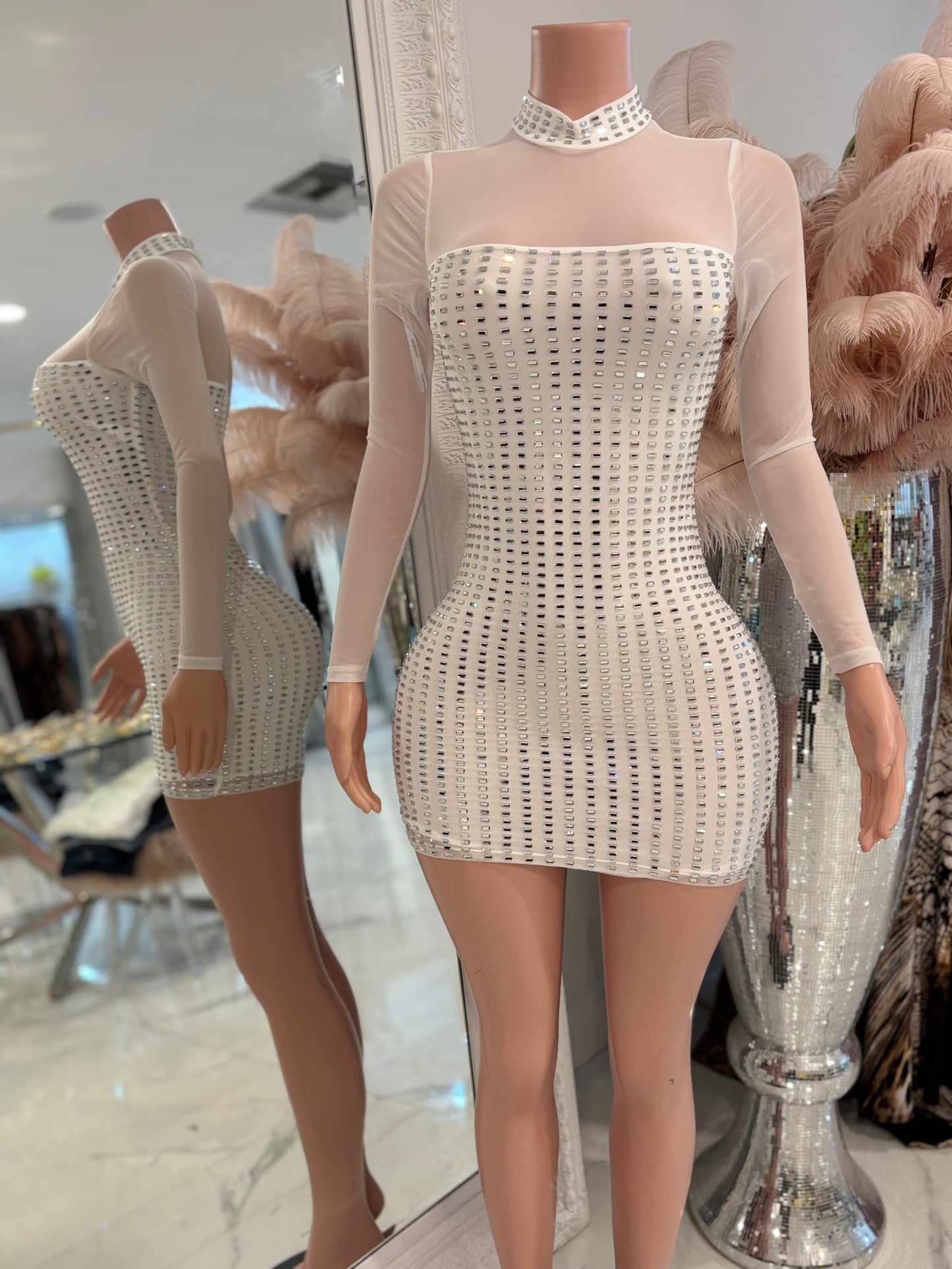 The Girl of Your Dreams Mini Dress White