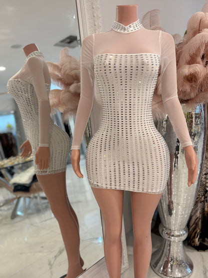 The Girl of Your Dreams Mini Dress White