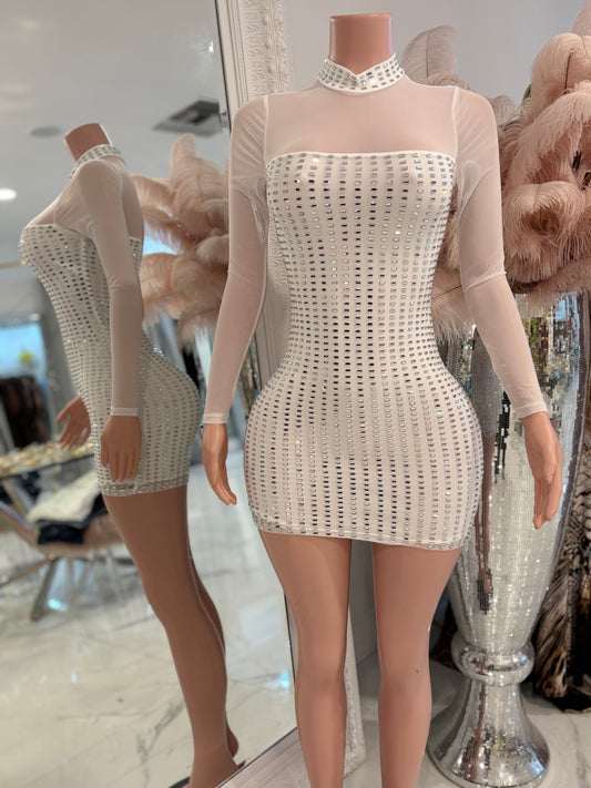 The Girl of Your Dreams Mini Dress White