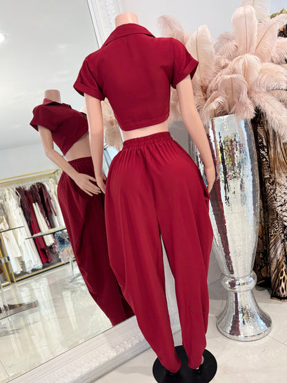 Dont´t Even Bother Boy Pant Set Red