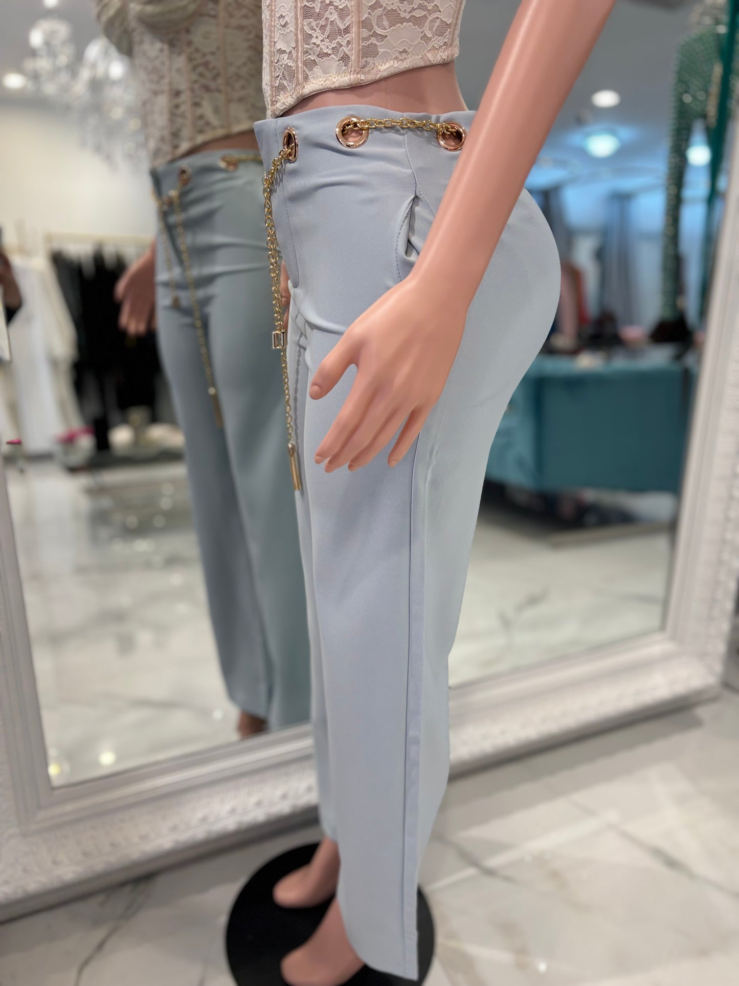 Chained to Me Pant Blue