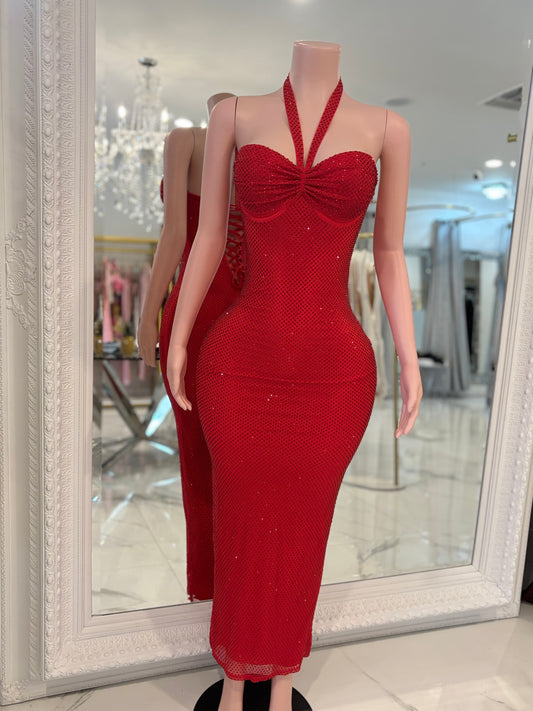 Don't Forget Me Maxi Dress Red