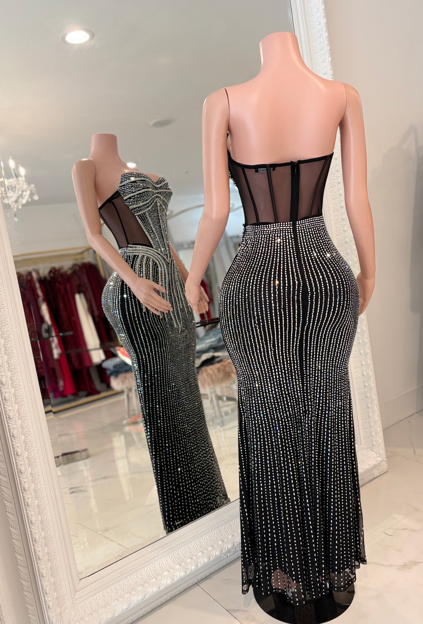 The Queen Of The Ball Maxi Dress Black