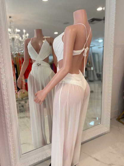 Soft Power Jumpsuit White