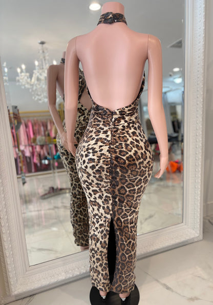 Serengeti Glam Leopard Ruched