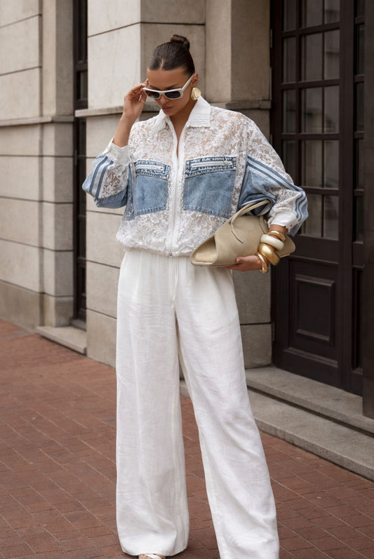 Wrapped in Love Jacket White ￼