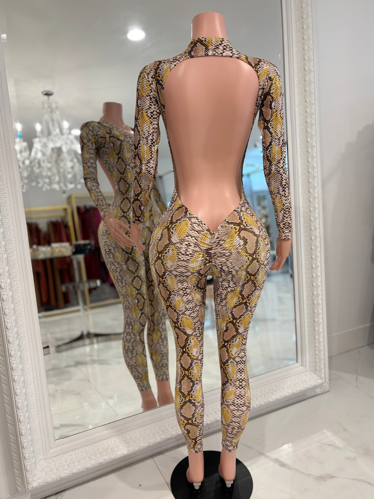 5 Seconds To The Future Jumpsuit Animal Print