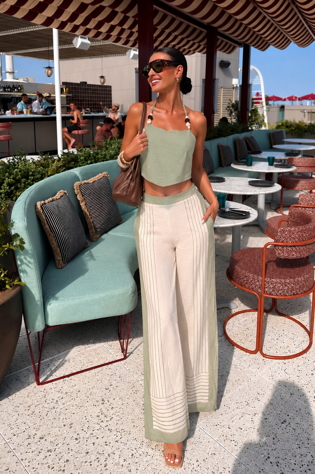 Do What I Do Best Pant Set Green