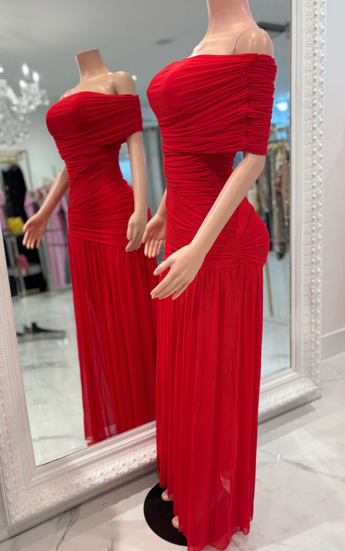 Dance in My Dreams Maxi Dress Red