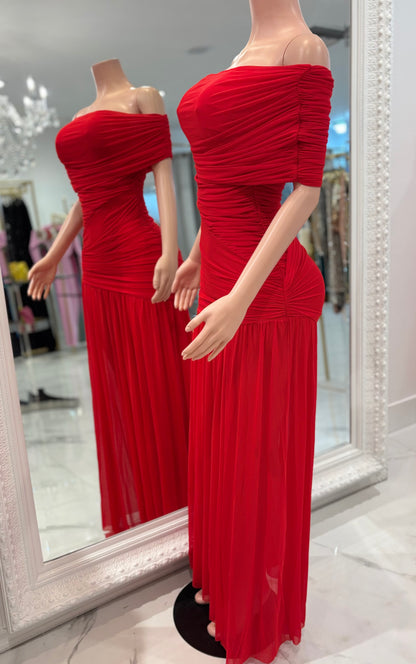 Dance in My Dreams Maxi Dress Red