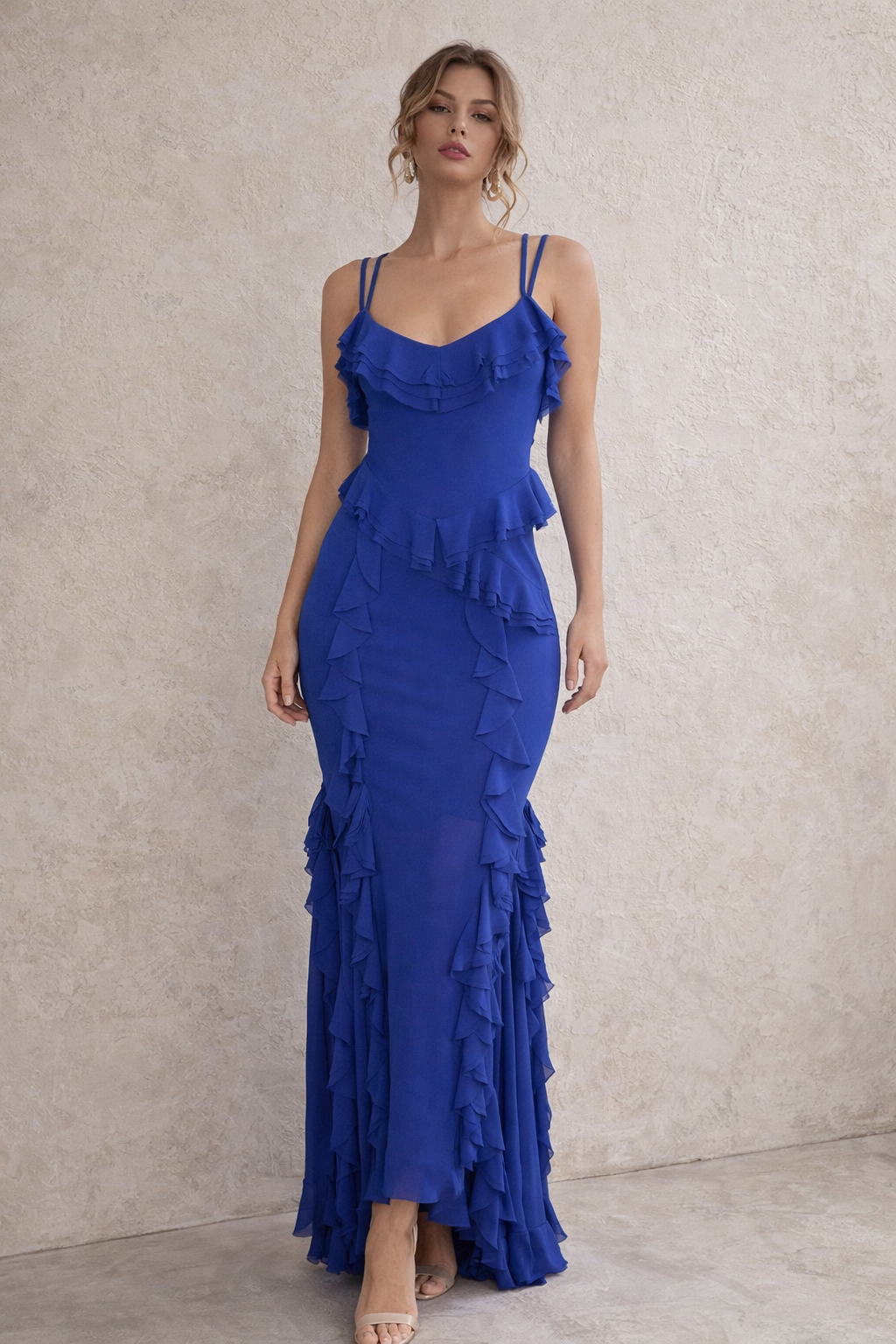 Dalena Maxi Dress Blue