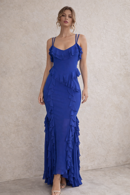 Dalena Maxi Dress Blue