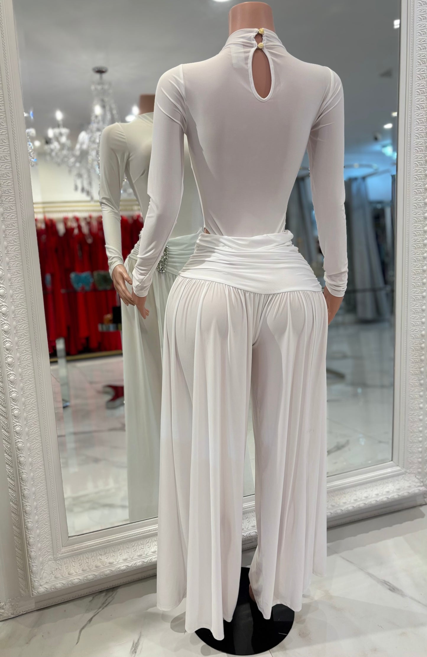 Cocoa Chic Pants Set White