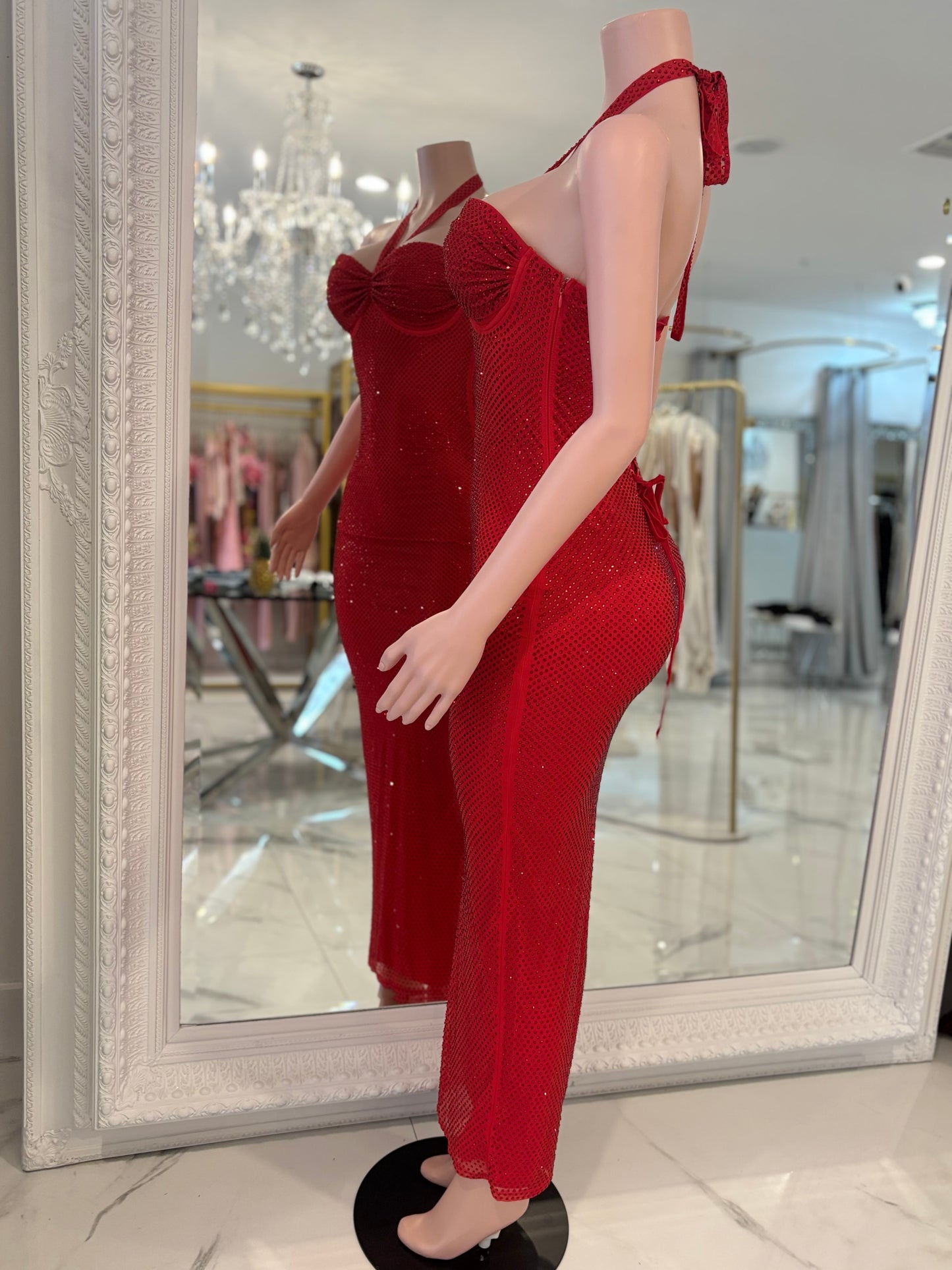 Don't Forget Me Maxi Dress Red