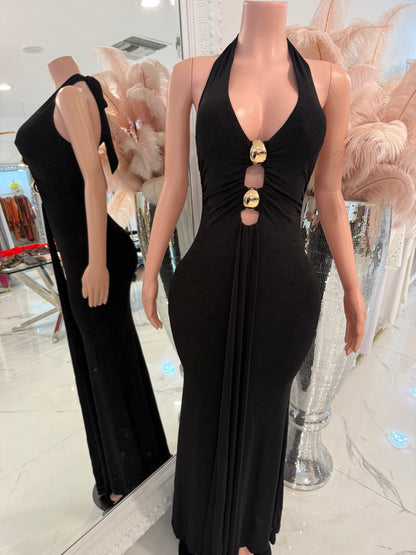 Deadly Love Maxi Dress Black