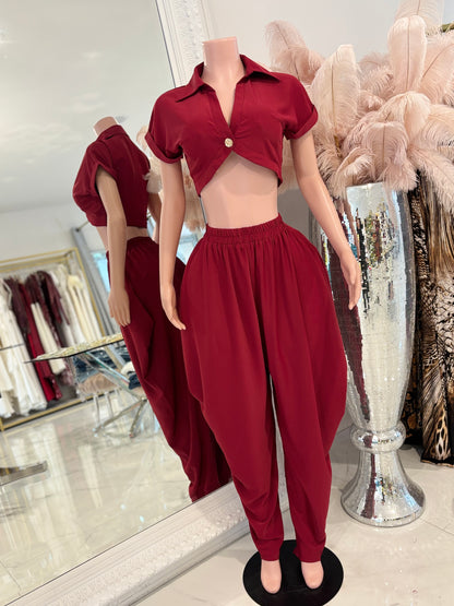 Dont´t Even Bother Boy Pant Set Red