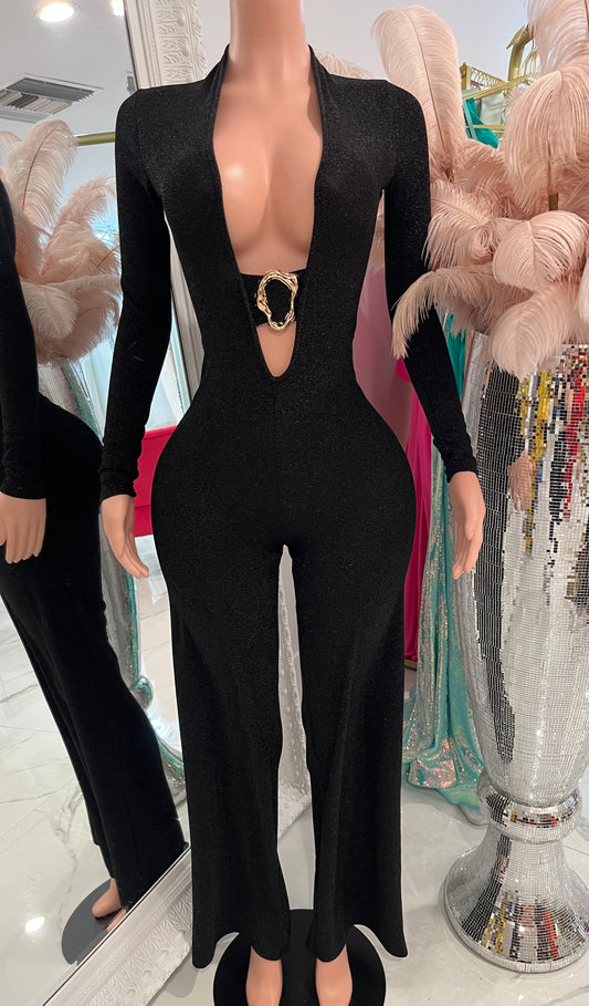 Sexy Vibes Jumpsuit Black