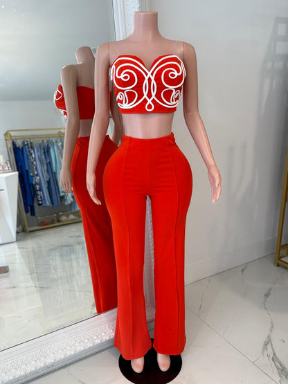 Muse Pant Set Orange