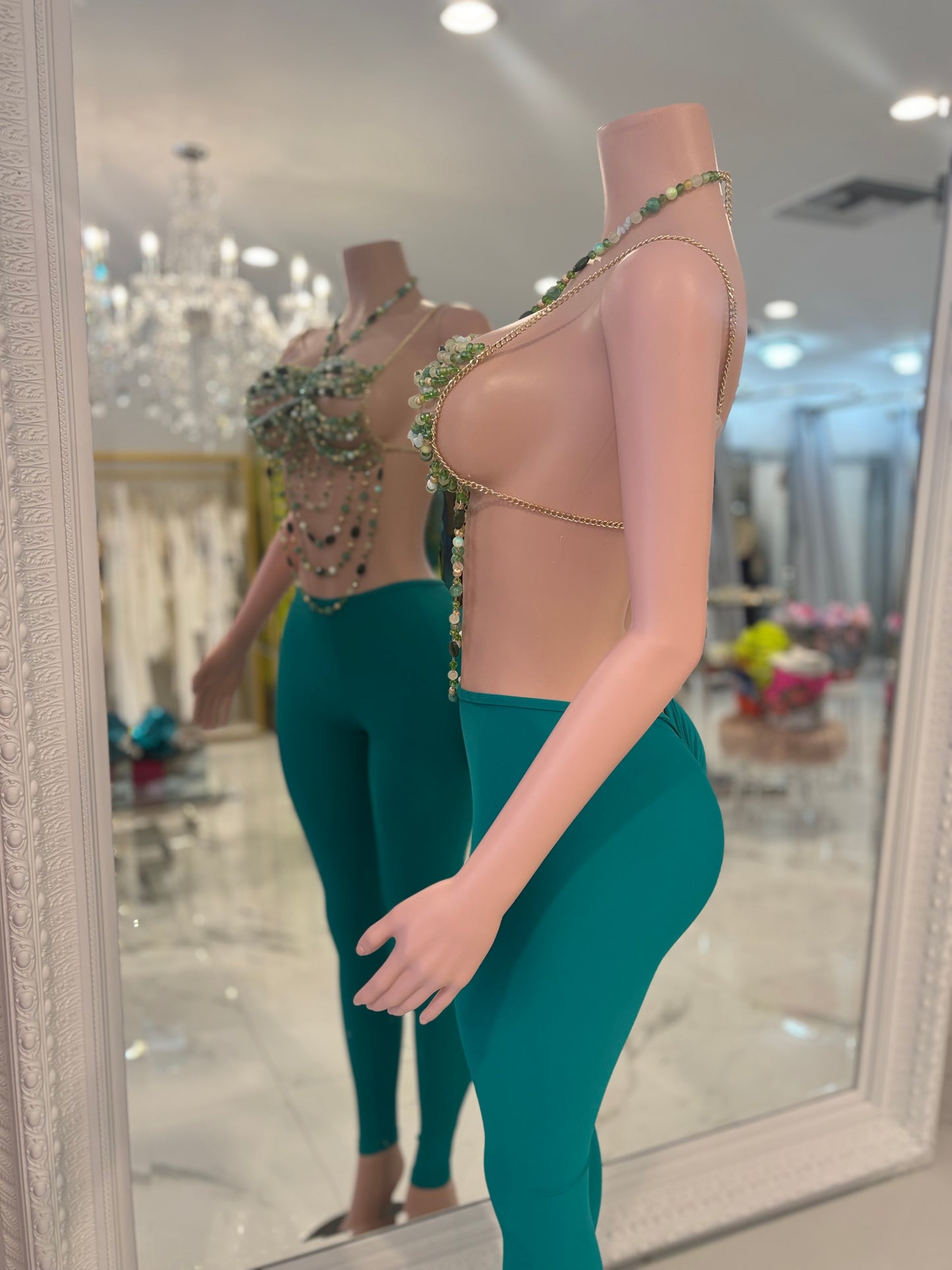 Iconic Goddess Pearls Top