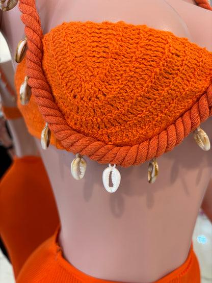 Tropic Skirt Set Orange