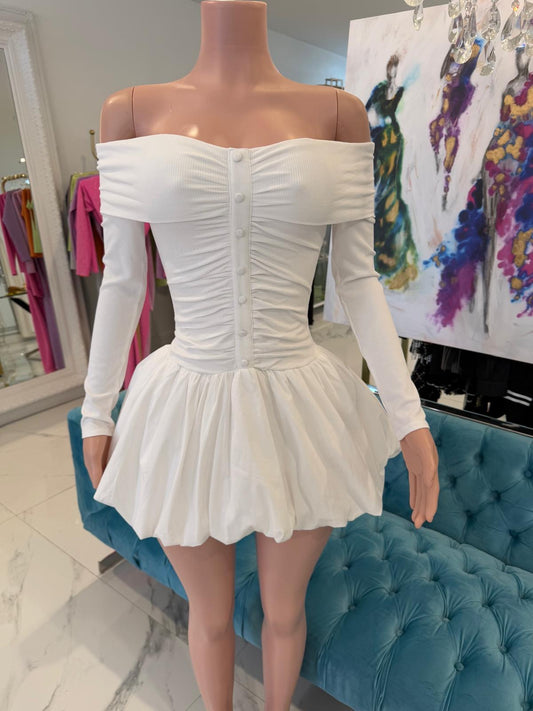 White party Mini Dress