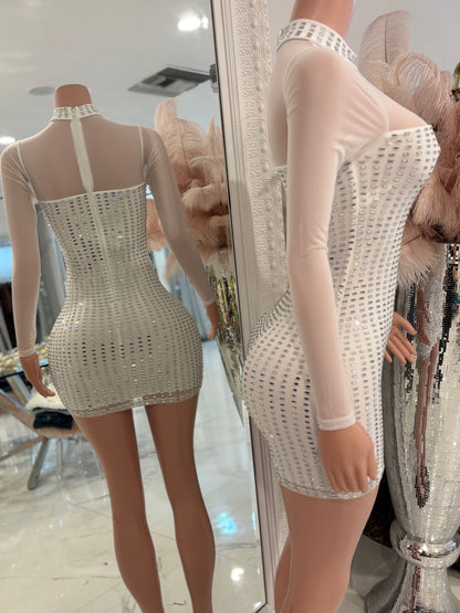 The Girl of Your Dreams Mini Dress White