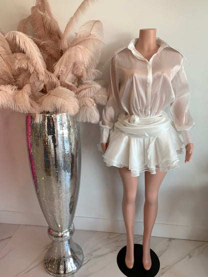 Party White Mini Dress